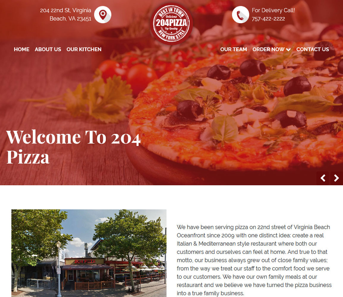204 Pizza | Virginia Beach, Virginia